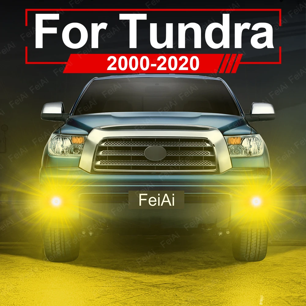 

LED Front Fog Lights For Toyota Tundra 2000-2007 2008 2009 2010 2011 2012 2013 2014 2015 2016 2017 2018-2020 Tuning Accessories