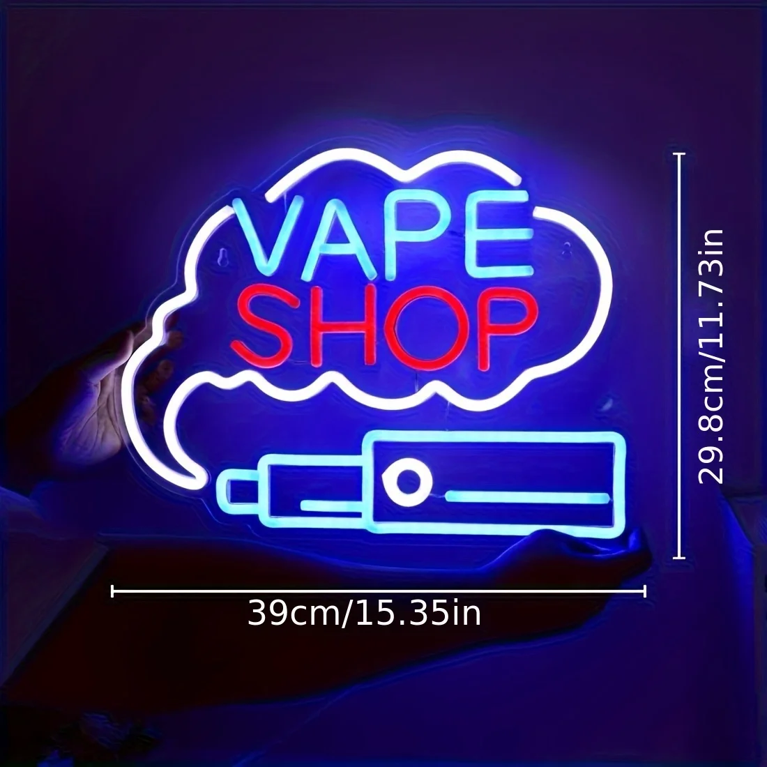 Art Deco Wall Decor for Stores, Pubs - Business Neon Signage - USB-Operated Signs - Personalized Neon Displays