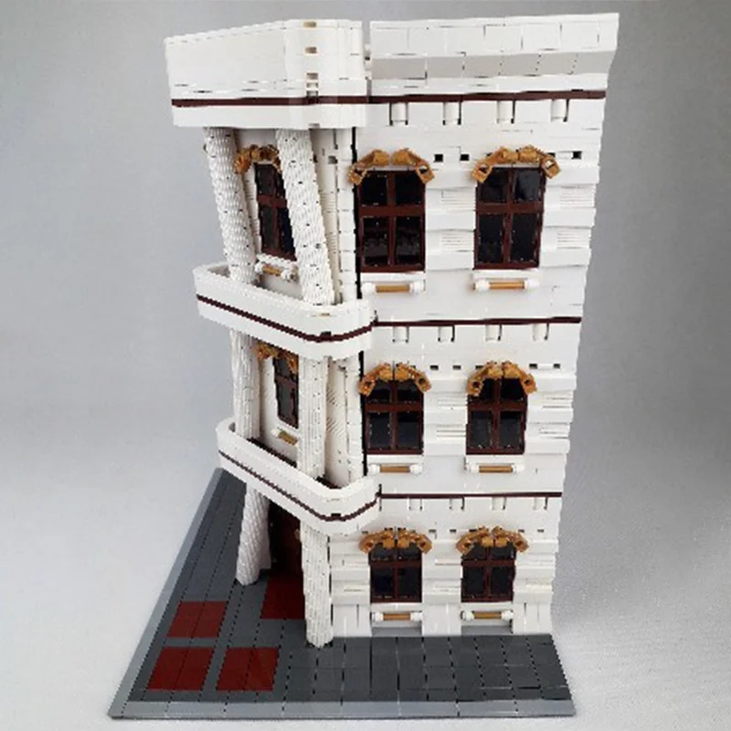 2303 قطعة MOC هاري P Tter Diagon Alley Gringotts نموذج بناء هدية الكريسماس كتل العمارة تجميع لعبة لتقوم بها بنفسك فكرة الإبداعية #3