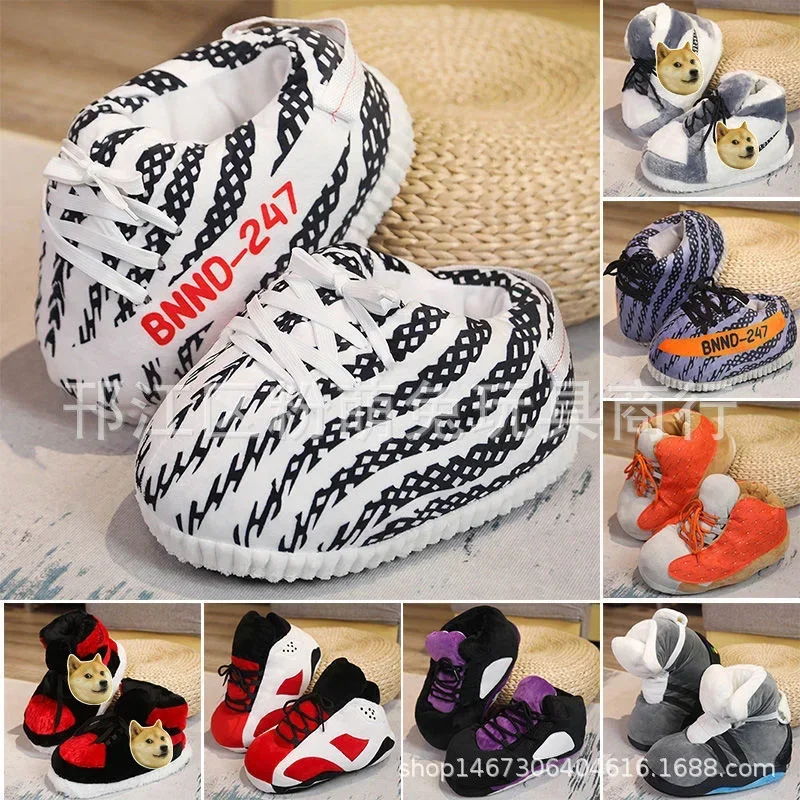 

New Unisex Winter Warm Home Slippers Women Indoor Bread Shoes Ladies One Size Eu 35-45 Sliders Houses Sneakers Men/Woman Slipper