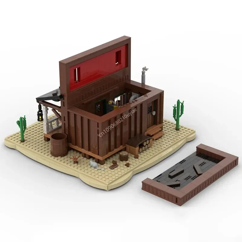 1176 pièces Moc modulaire magasin général occidental Architecture modèle blocs de construction assemblage briques éducatives jouet présent