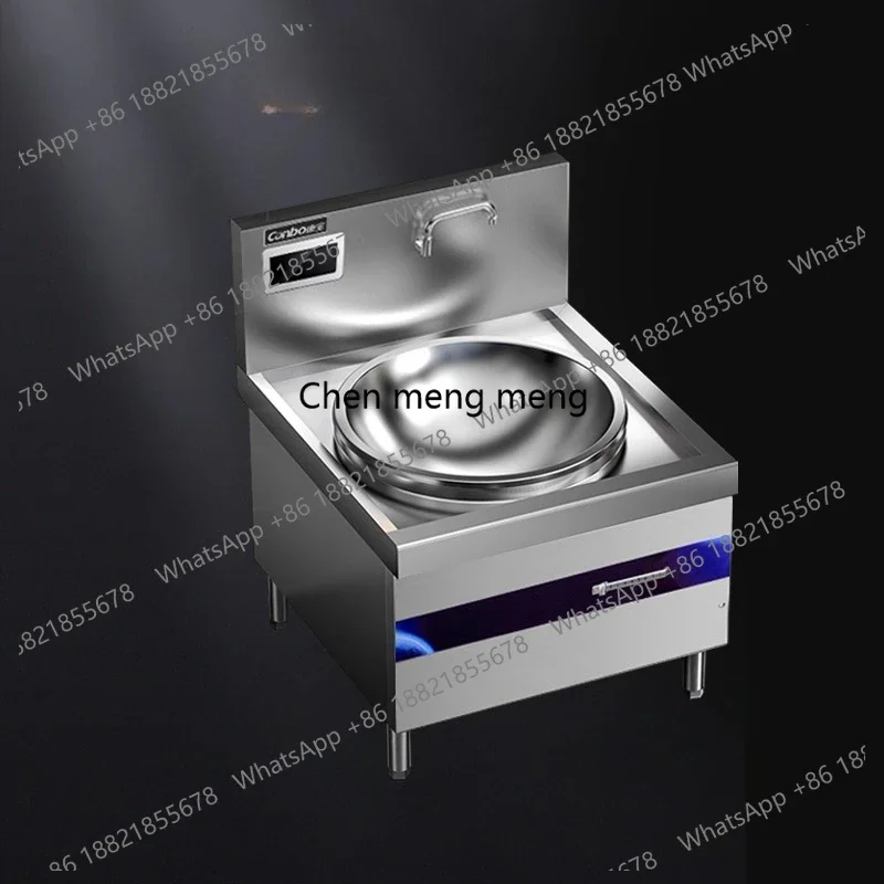 Electromagnetic large pot stove Commercial high-power hotel school Kindergarten canteen Electric frying stove stove