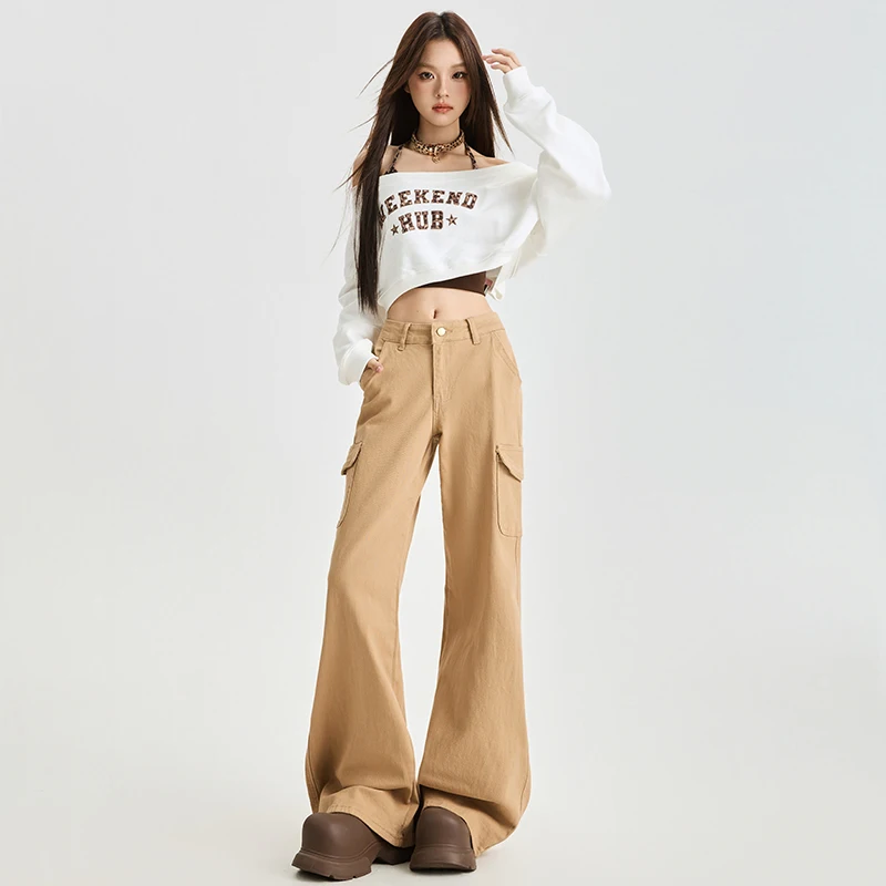 Khaki Denim Bell Bo… - image