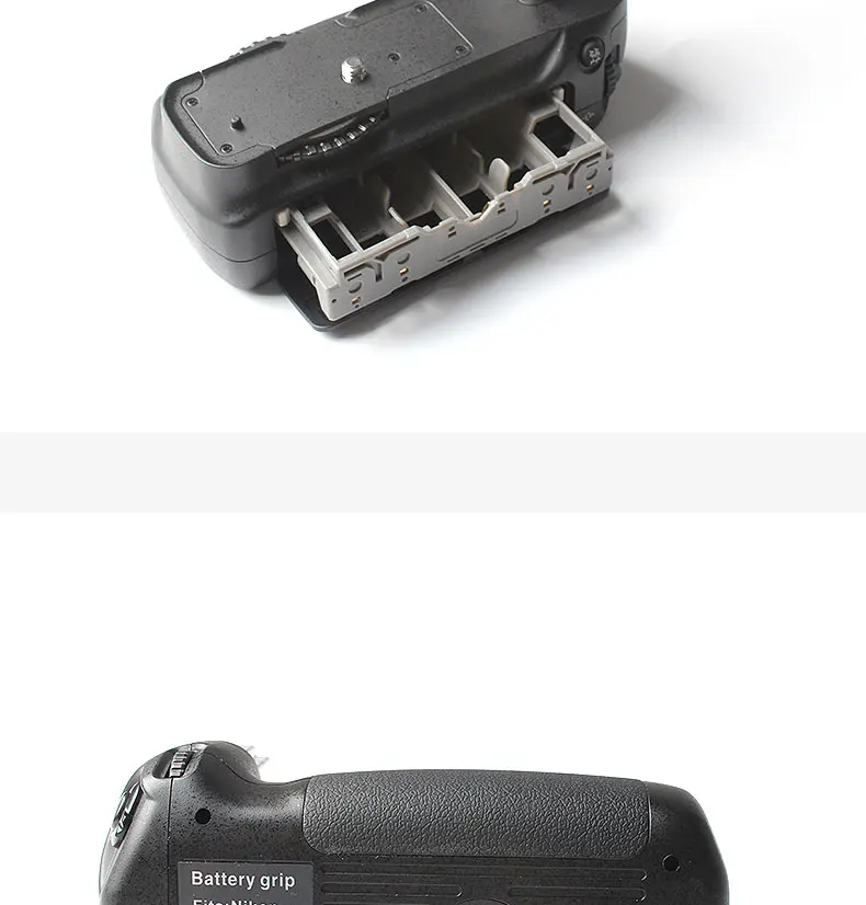 MB-D200 Vertikaler Batteriegriff für Nikon D200 DSLR mit Dual EN-EL3e/6 AA Fach, Dualen Bedienringen und Porträt-Aufnahmegriff – Detail 9