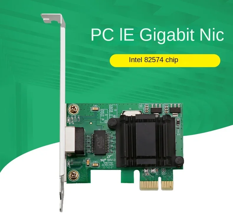 

PCI-E X1 Gigabit Ethernet Card High Speed Stable Home Office Campus 82574/EXP19301CT PXE