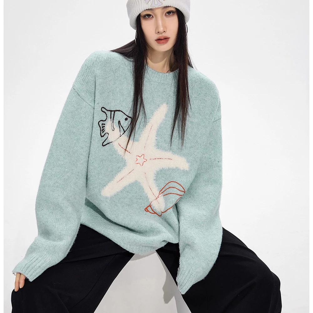 

Осень-зима, женский милый джемпер, свитер 2000-х годов, эстетический трикотаж, винтажные трикотажные изделия, пуловеры, уютный топ