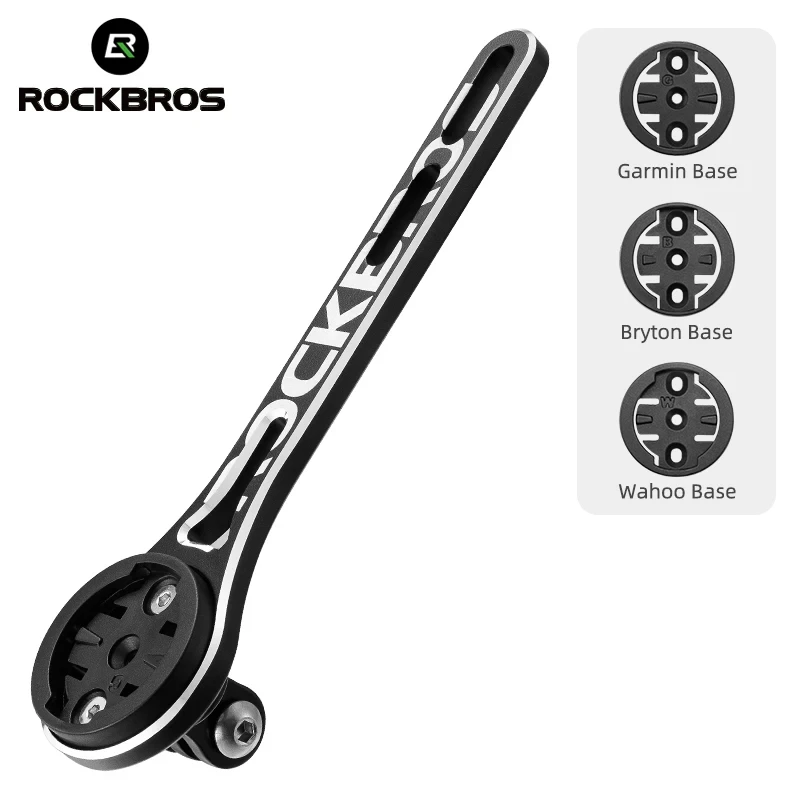 ROCKBROS Bike Handlebar Extension Light Holder Cycling Computer Bracket Speedometer Holder MTB Road Bike Bicycle Accessories