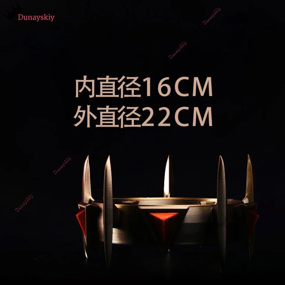 Cosplay Inmortal Ahri Korona Balowa Rekwizyty Cosplay Ręcznie Robione PVC 22CM Ahri Rekwizyty Korony do Odgrywania Ról