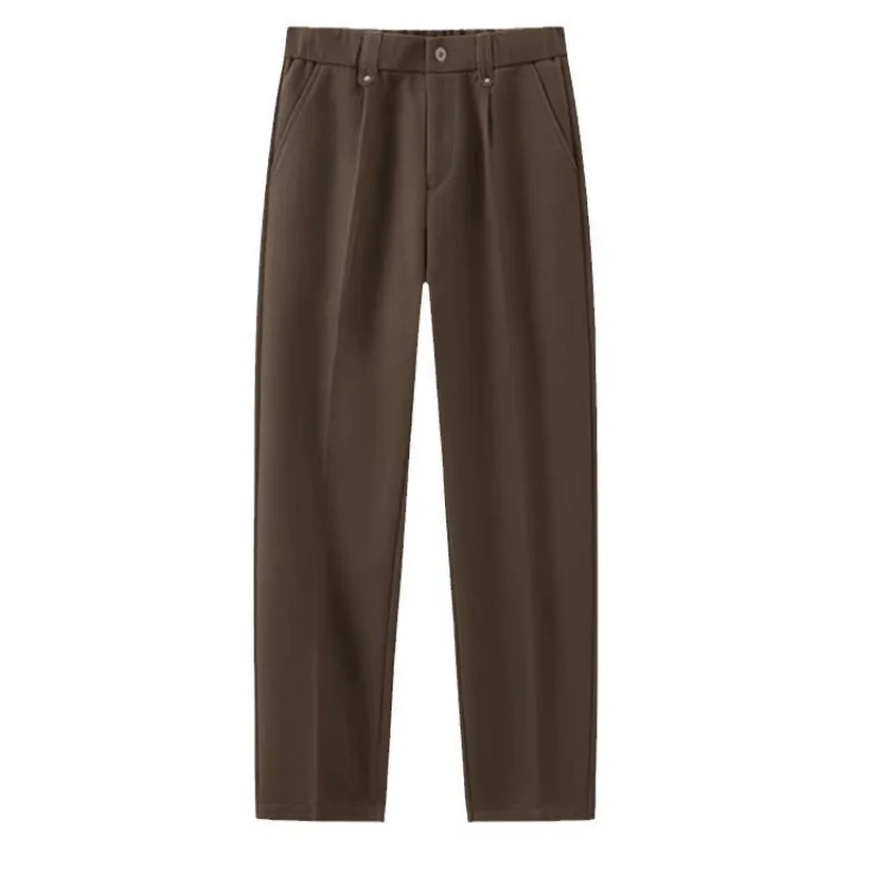 Picture 6: Men's Spring and Autumn New Style British Casual Micro Cone Fashion Pants Design Comfortable and Slimming Western Pants for Men