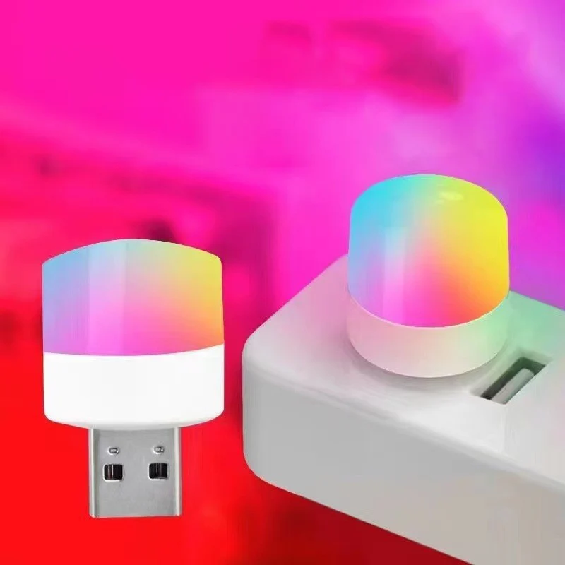 

10PCS Mini 5V Super Bright Eye Protection Book Light USB Plug Lamp Computer Mobile Power Charging USB Small LED Night Light