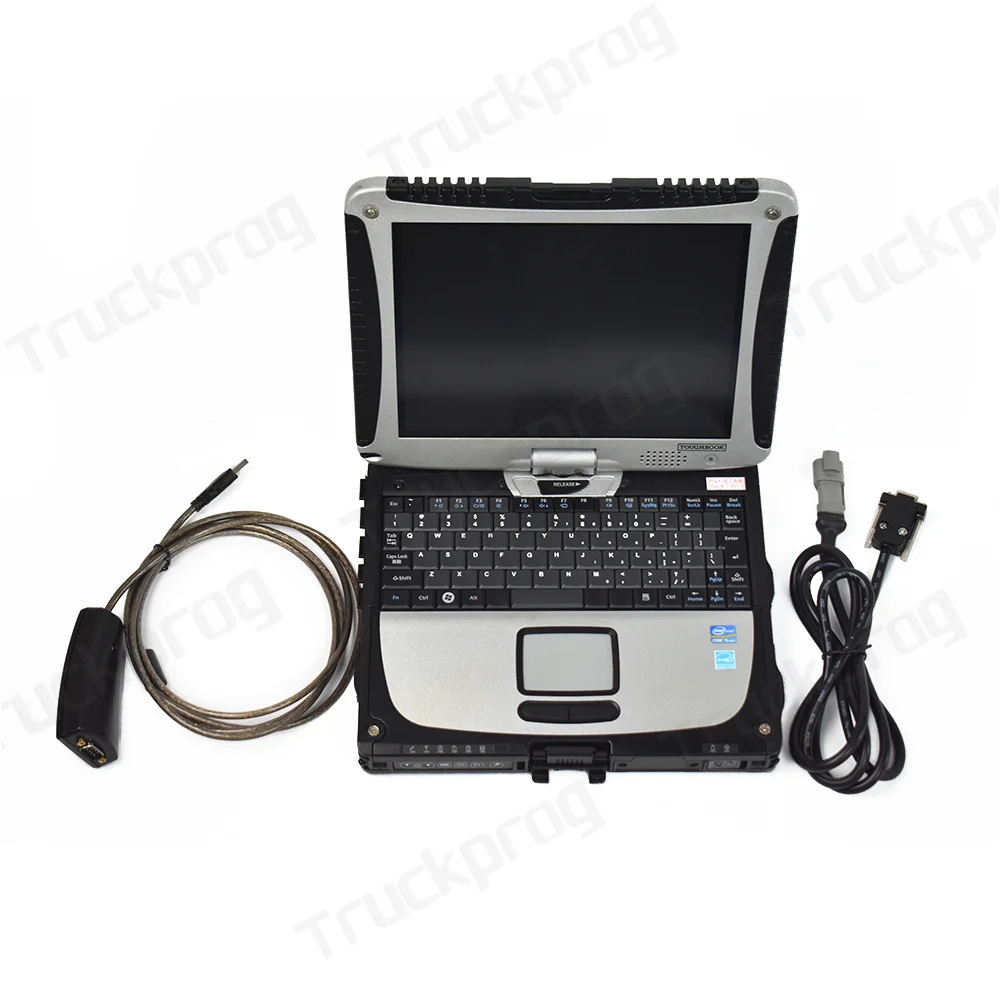 CF19 laptop for Hyster Yale PC Service Tool Kit with Ifak System CAN USB interface hyster yale forklift diagnostic