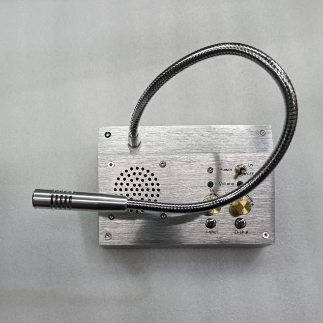 Window Speaker Intercom Dual Way Anti-Interference Intercommunication Microphone