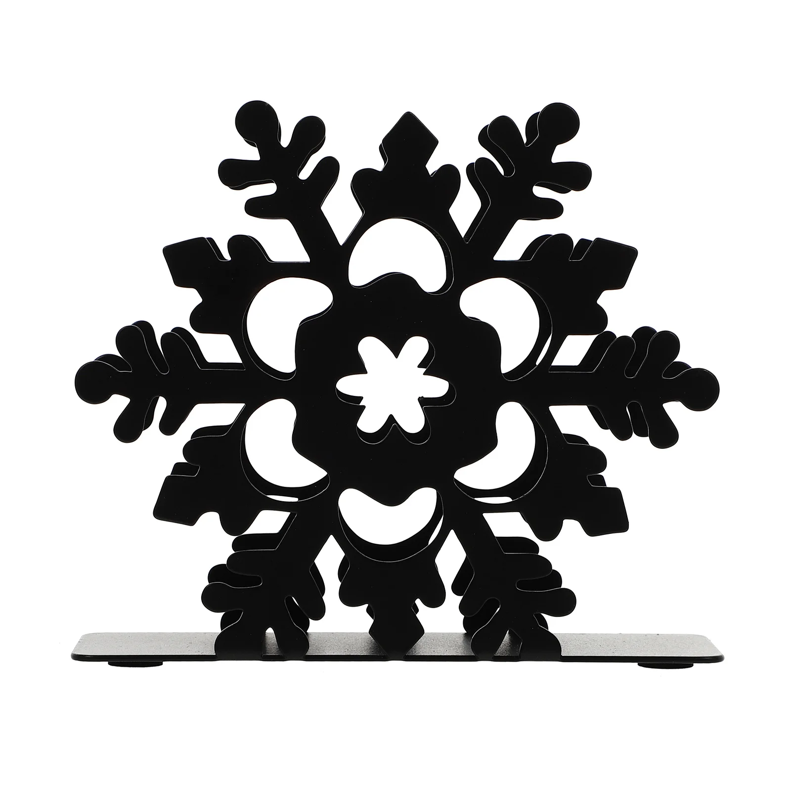 

1Pcs Creative Iron Tissue Rack Design Practical Home Adornment Christmas Decor Christmas Tissue Holders