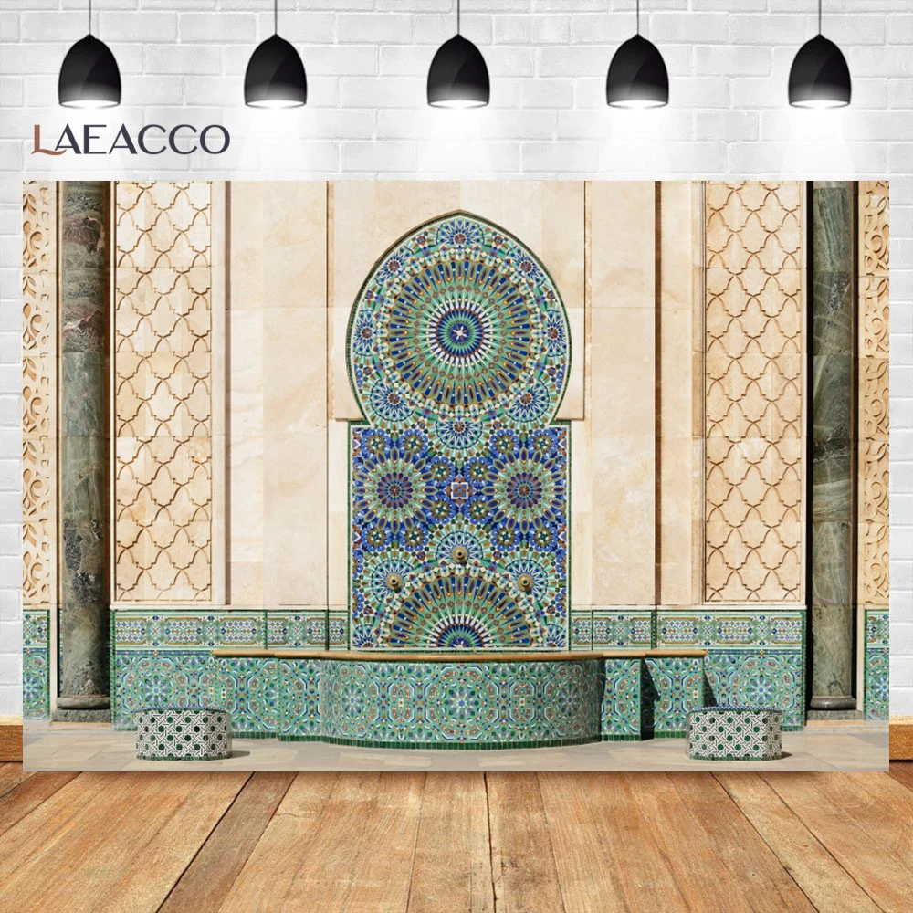 Vintage Islamic Architecture Photography Backdrop Moroccan Artist Home Background Bohemian Living Room Decoration Photo Studio