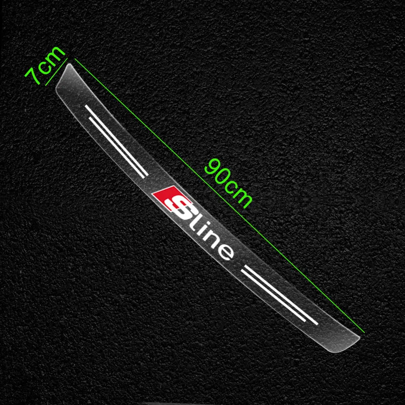 شفافة سيارة جذع شارة واقية ثلاثية الأبعاد ملصق لأودي A1 A2 A3 A4 A5 A6 B5 B6 B7 8P 8V 8L A8 Q2 Q7 RS3 RS4 RS5 RS6 TT 4L #6