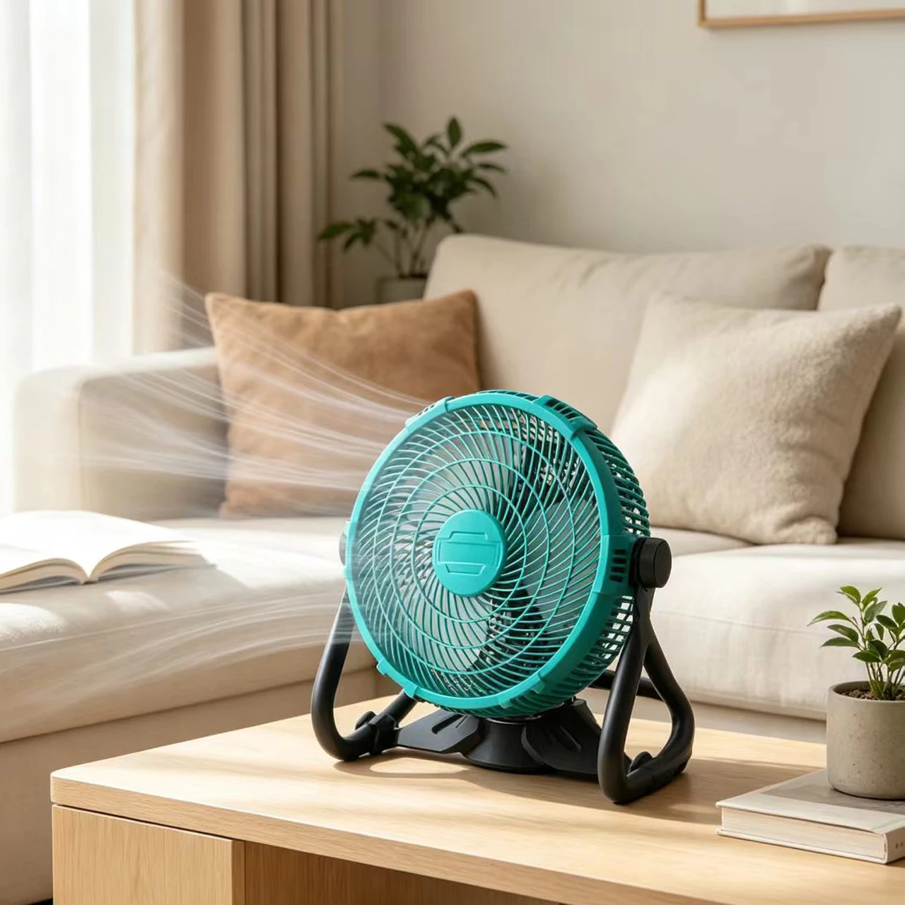 12 Inch Rechargeable Lithium-ion Fan FOR Battery For BL1830 BL1815 Strong Winds Portable Outdoor Camping Strong Wind