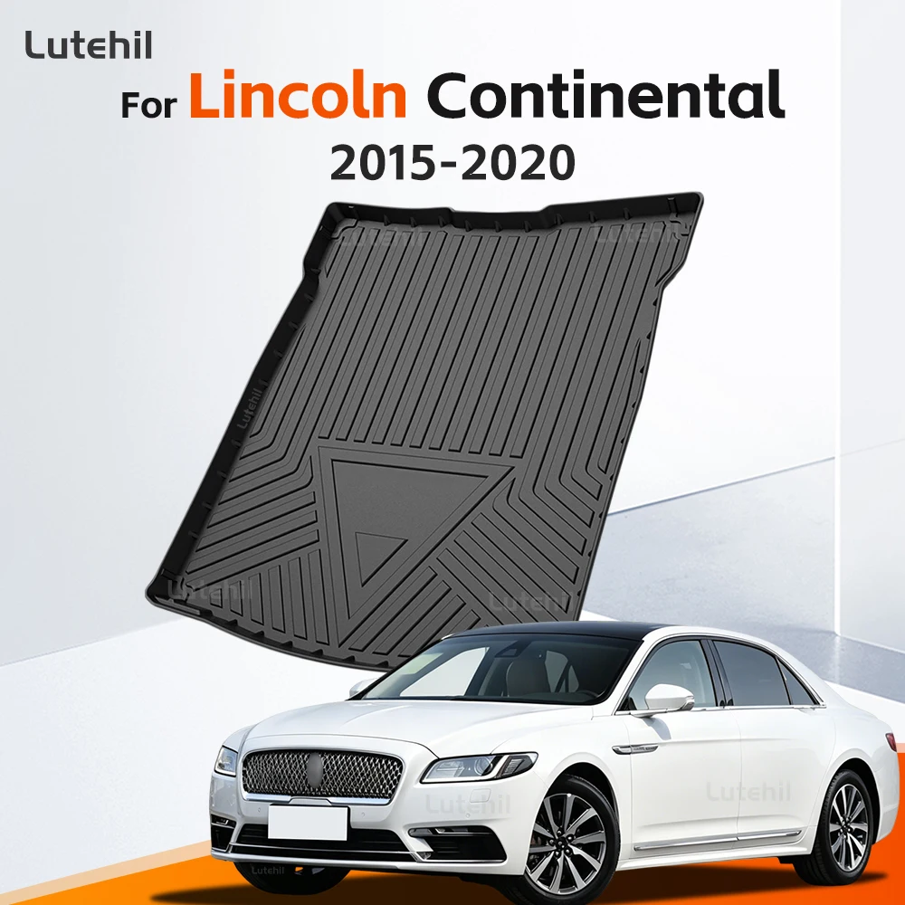 Для Lincoln Continental 2015-2020: всепогодный коврик в багажник из TPE, на заказ, черный, защитный вкладыш, аксессуары для интерьера