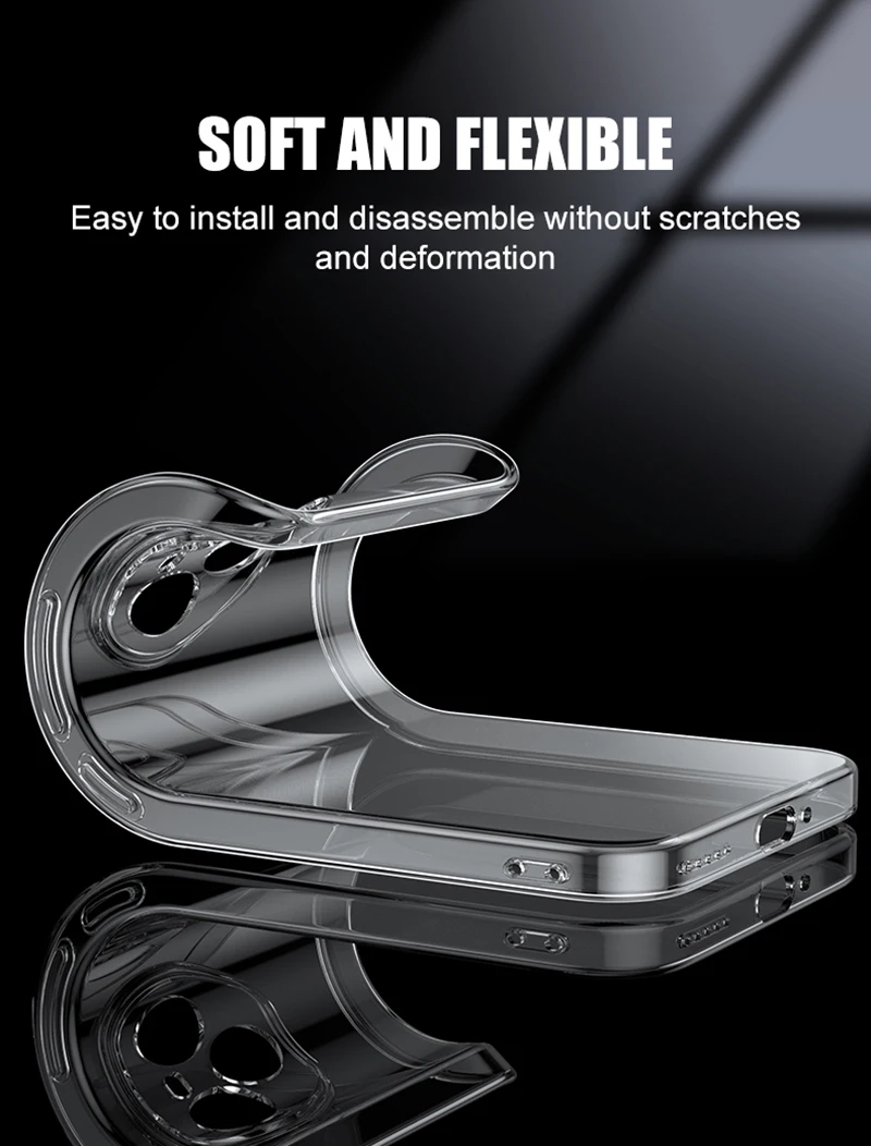

Ultra Thin Silicone Soft Case For Huawei Pura80 Pura70 Ultra P60 P50 Pro Plus Pro+ Clear Back Cover Shell Shockproof Coque Capa
