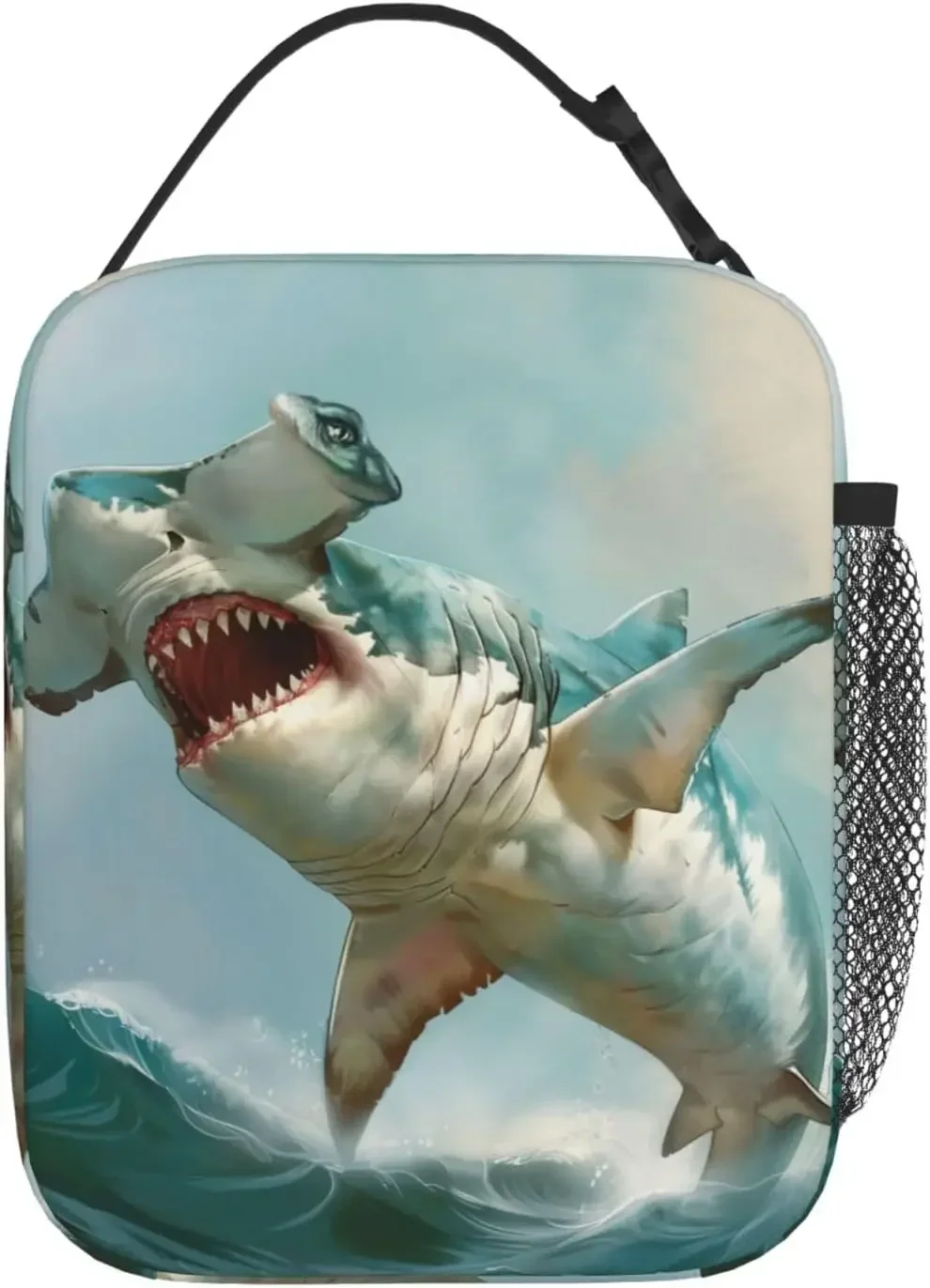 

Shark Lunch Bag Insulated Reusable Portable Lunch Tote Cooler Bag For Men Women Teens Kids, Office Work School Travel Lunchbox
