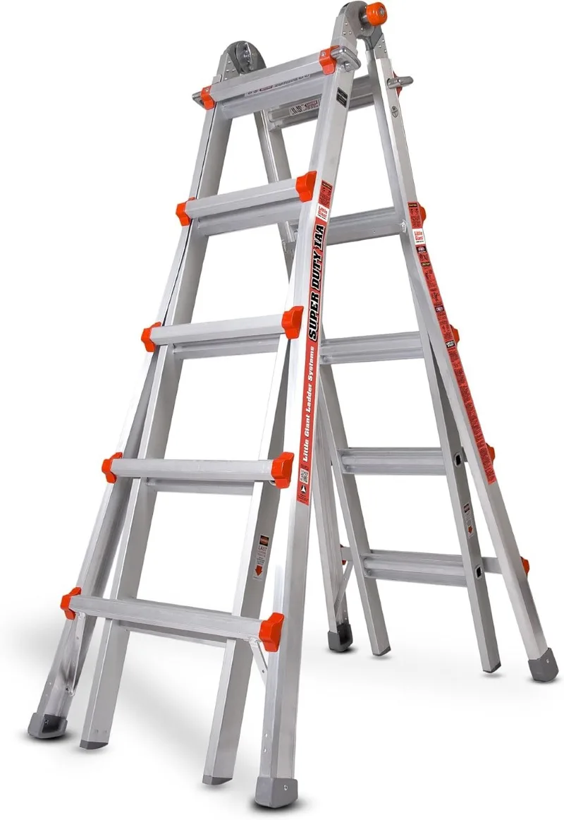 Ladders, Super Duty, M22, 22 foot, Multi-Position Ladder, Aluminum, Type 1AA, 375 lbs weight rating, (10403)