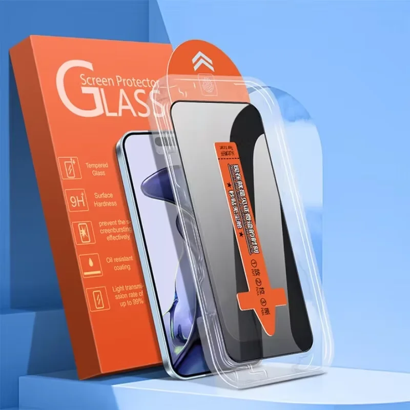 For Poco F9 Ultra Pro 2Pcs Privacy Screen Protector Easy Install Auto Dust Remove Kit Screen Protector Anti-peeping Film Funda
