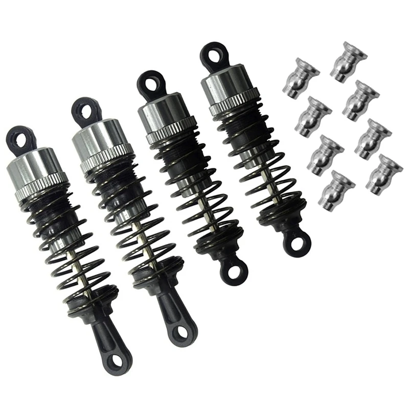 8Pcs Metal Shock Absorber For HBX HAIBOXING 901 901A 903 903A 905 905A 1/12 RC Car Upgrades Parts Spare Accessories