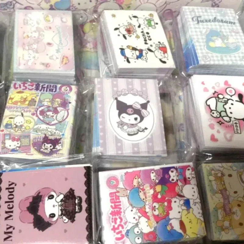 20 stylowa Anime Kawaii Sanrio naklejki uszczelniające moja melodia Hello Kitty Kuromi papeteria naklejka fotograficzna urocza materiały do