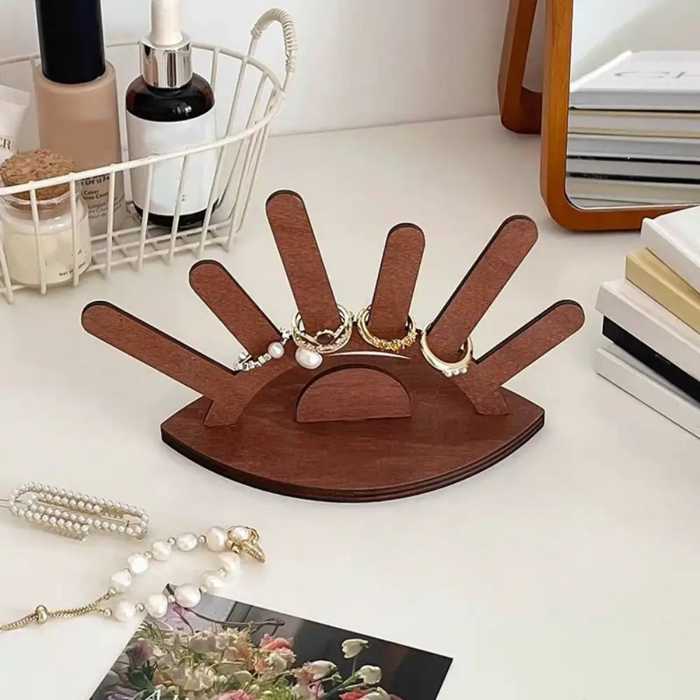 

DIY Wooden Jewelry Holder Storage Necklace Bracelet Jewelry Display Stand Ornaments Handicraft Ring Display Rack Jewelry Display
