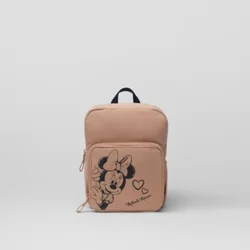 Disney-mochila Kawaii de Mickey Mouse para niñas, Mini mochila de viaje con estampado de lentejuelas, almacenamiento a la moda, para guardería