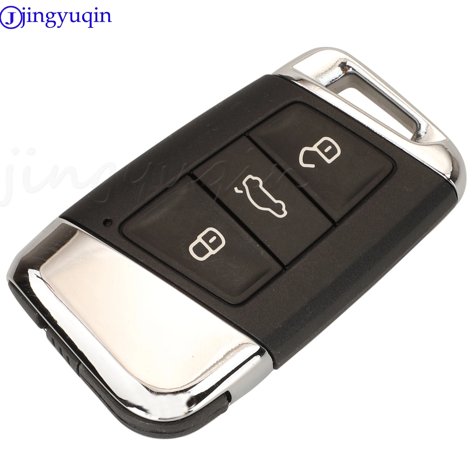 Jingyuqin 3 Buttons Original Flip Smart Remote Car key 434MHz MQB48 Chip For VW Volkswagen Magotan Passat B8 Skoda A7