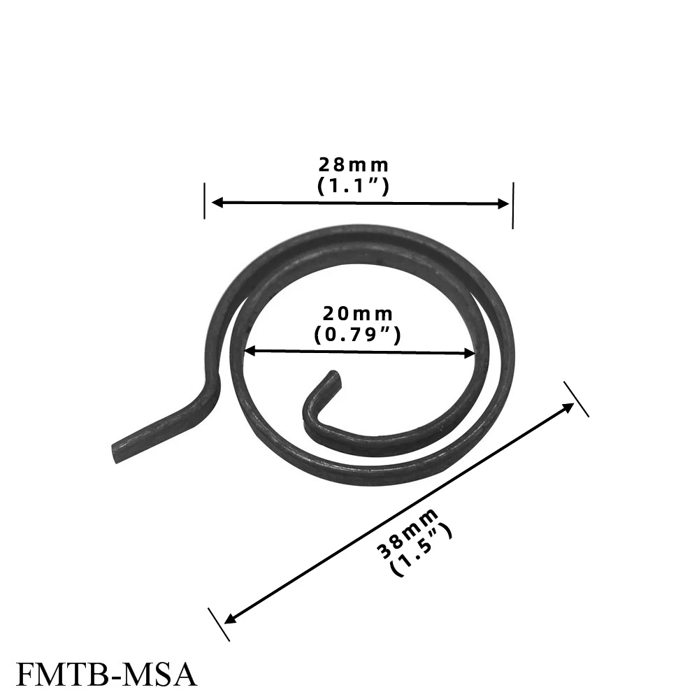 5 uds cerradura de puerta resorte de torsión manija de puerta bobina retorno accesorios de resorte de torsión