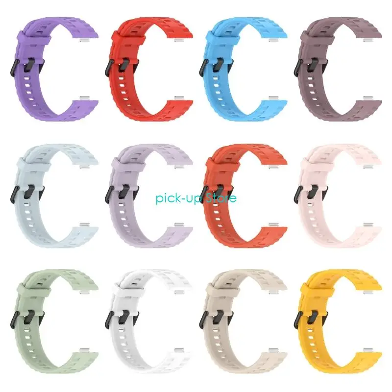 

Q5WA Unisex Soft Washable Straps Sports Wristband Bracelets Waterproof For Watch Fit 4 Fitness Device Scratch Resistant Belt