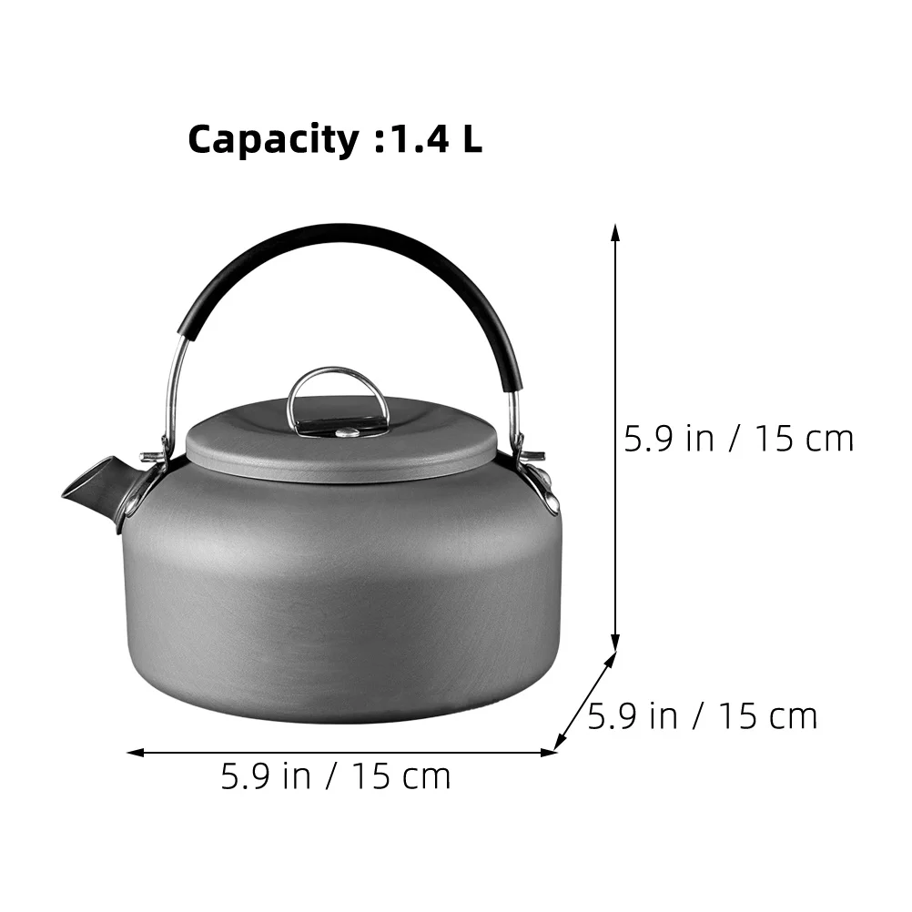 في الهواء الطلق غلاية ماء التخييم إبريق الشاي المحمولة موقد غلاية قهوة للغاز التعريفي طباخ المطبخ براد شاي التخييم #3