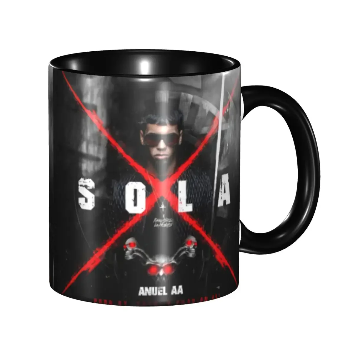 Anuel AA Rapper Coffee Mug DIY Personalized Ceramic Mug Creative Gift