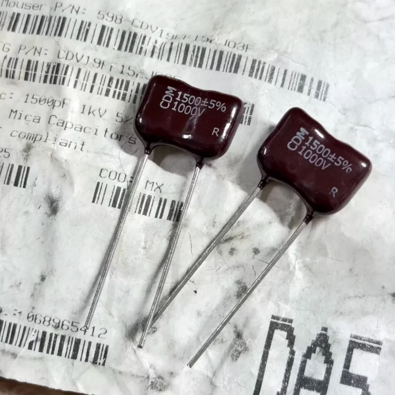 1000V1500PF CDV19FF152J03F 5% Mexican CDM Fever Audio Silver Mica Capacitor