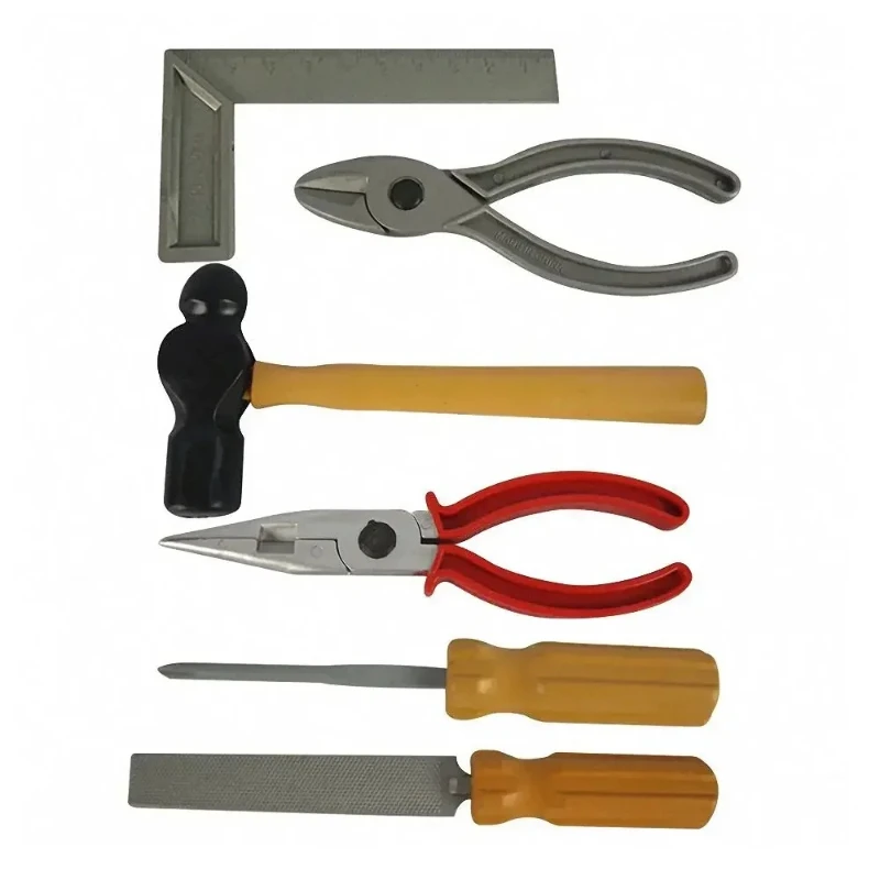 6 SZTUK Nowe Plastikowe Zabawki Narzędzia dla Chłopców Zabawa w Udawanie Modeli Zestaw Zabawek do Domku dla Lalek Gra Edukacyjna dla Dzieci Prezent dla Chłopca