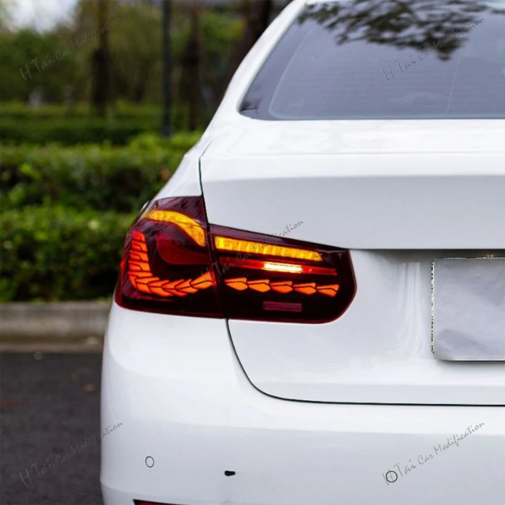 Pair LED Tail Lights For BMW 3 Series F30 F35 M3 2013-2018 Rear Lamps Taillights Fog Lights Turn Signal Car Light Assemblies