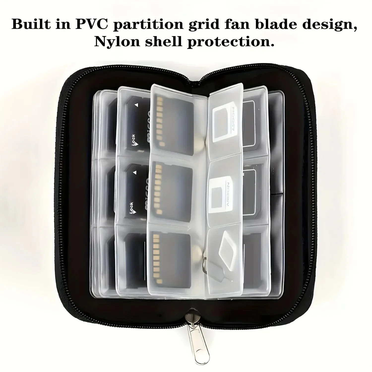 1pcs Memory Card Storage Bag Carrying Case Holder Wallet 22 Slots for CF/SD/Micro SD/SDHC/MS/DS Game Accessories memory card box