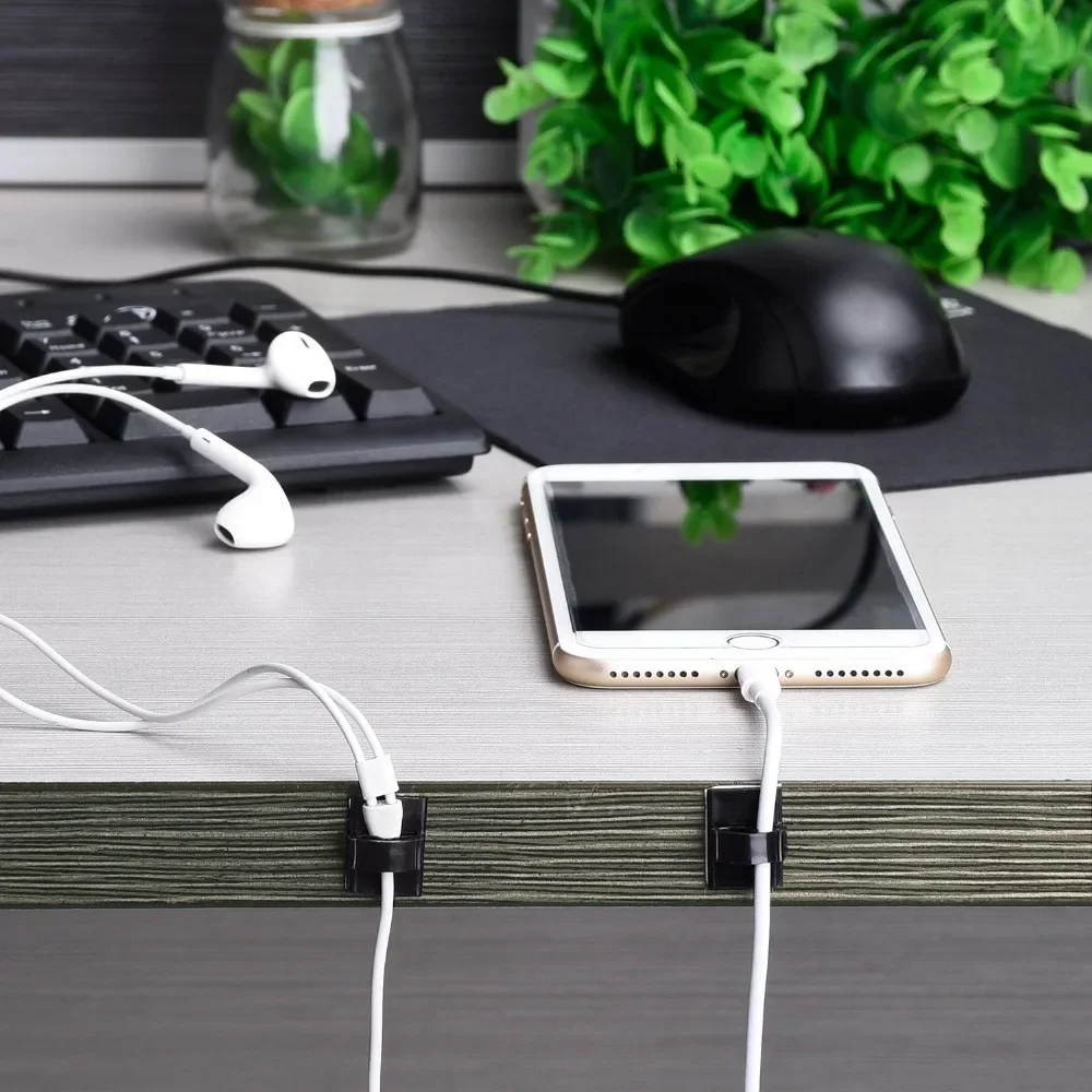 Genuino Adesivo Cavo Pinze Morsetti Auto del Legare del Legame del Supporto del Legare Del Supporto di Goccia per Auto/Office/Home (95-100PCS)