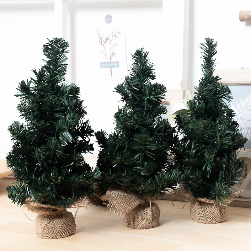20/30 سنتيمتر شجرة عيد الميلاد الاصطناعية سطح المكتب ديكور داخلي نباتات وهمية حفلة عيد الميلاد نافيداد السنة الجديدة الزفاف الديكور
