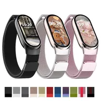 Strap for Xiaomi smart Band 8 9 10 NFC Miband9 Sport wristband Milanese smart watch Replacement belt correa Mi band 9 bracelet