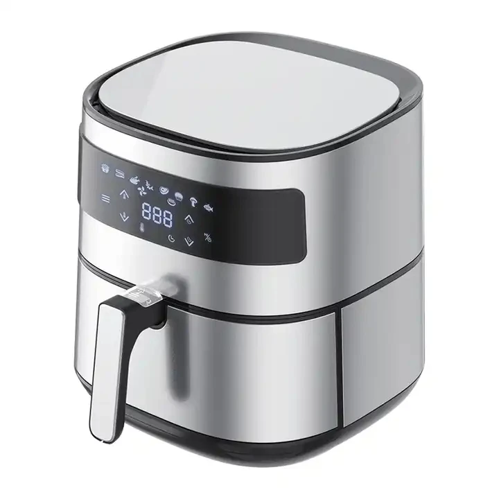 

2026 New Model Multi-functionalMulti-purpose air Fryer 6L 7L 8L Stainless Steel Chips Maker with Touch Panel All in 1 Electric