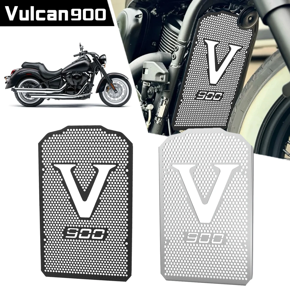 

2024 Motorcycle Radiator Cover Bezel Grille Guard Protector For KAWASAKI Vulcan 900 VN900 Classic LT 900 VN900 Custom 2006-2023