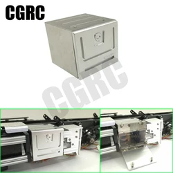 Metal aluminium alloy tool cabinet Equipment box for 1/14 Tamiya RC Truck For volvo 56360