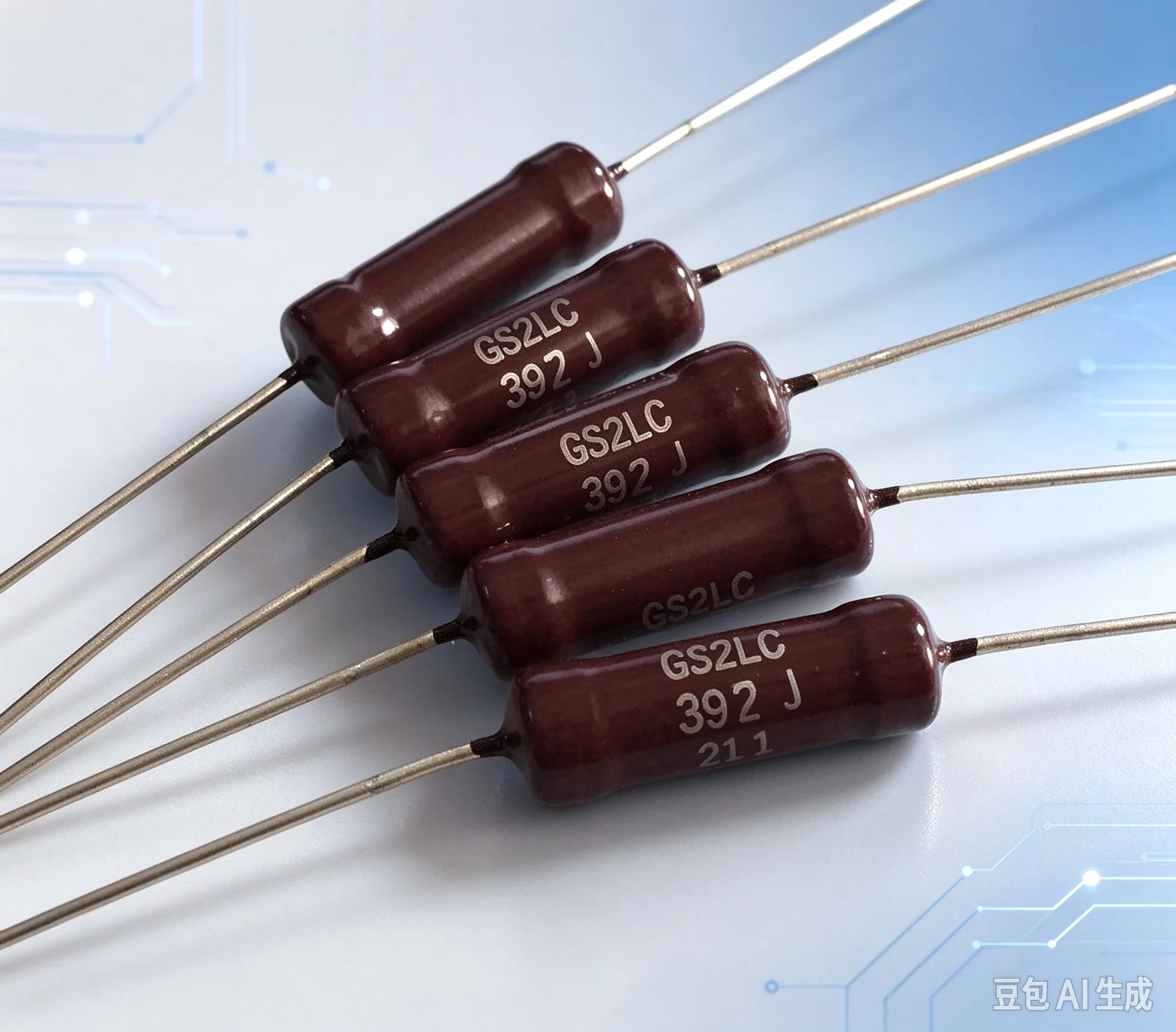 Harvested for Tokyo Koin 3W 392J 5% GS2LC Non-magnetic Resistor  10pcs