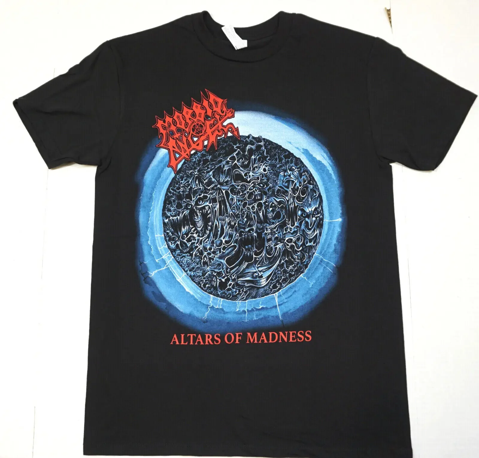 

Morbid Angel Altars Of Madness Футболка Death Metal Tee Взрослый мужской черный новый