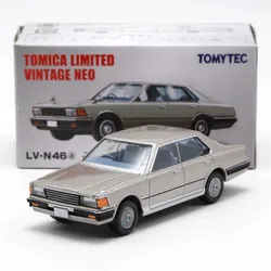 Tomytec Tomica TLV N46a Gloria 4 Door Hard Top 200 Turbo Broham Limited Edition Simulation Alloy Static Car Model Toys