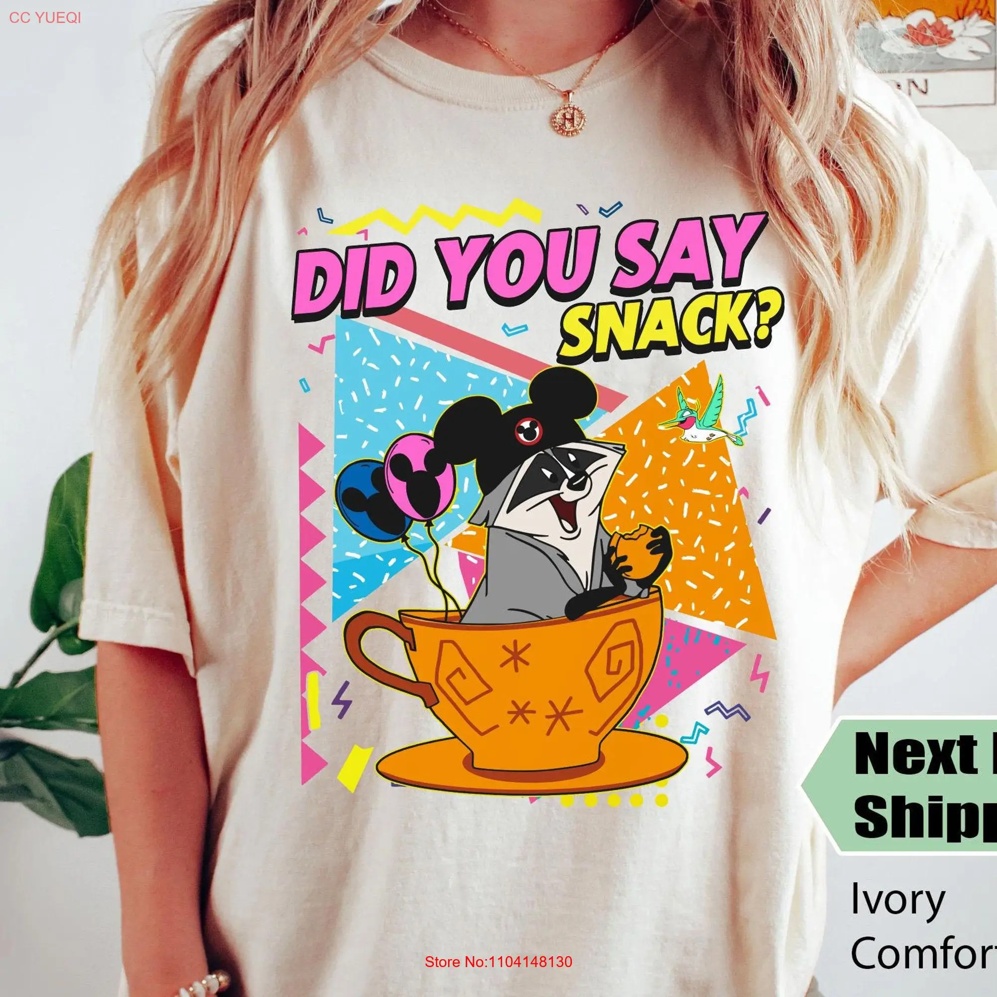 Retro 90s Meeko Raccoon And Flit Did You Say Snacks T Shirt Vintage Pocahontas World 2024 Trip Outfit