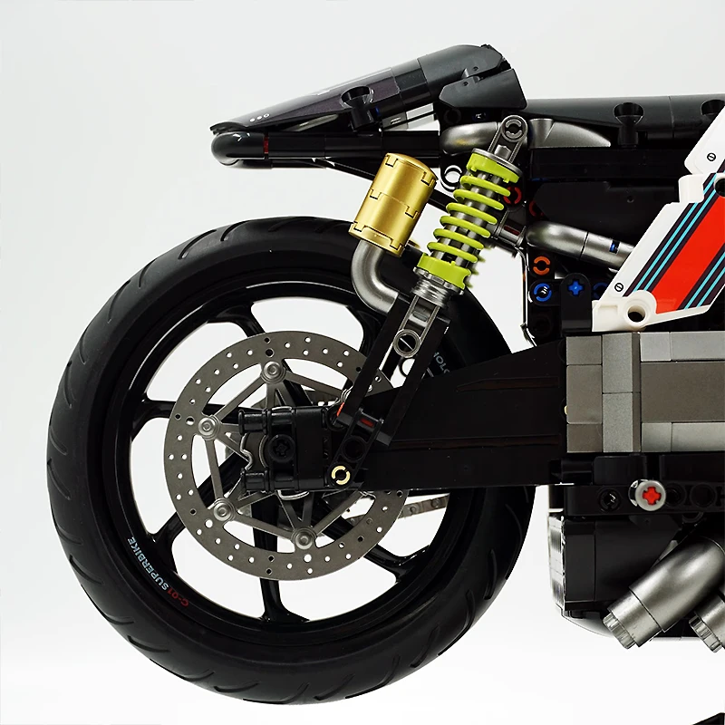 Blocs de construction de Robot Lotus C-01 60520 modèle de moto 2 en 1, assemblage technique de moto 1:5, jouet de bricolage pour enfants, cadeaux de noël