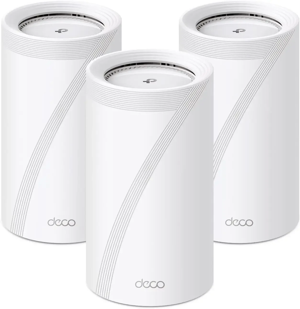 Tri-Band WiFi 7 BE22000 Whole Home Mesh System  12-Stream 22 ,Gbps 2× 10G + 2× 2.5G Ports Wired Backhaul